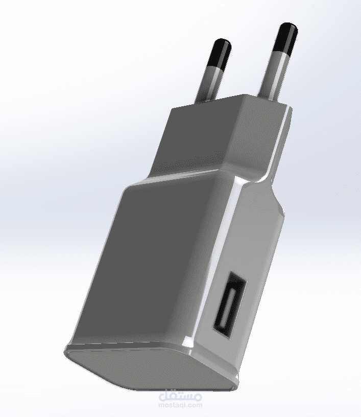 3D Modling Samsung charger head