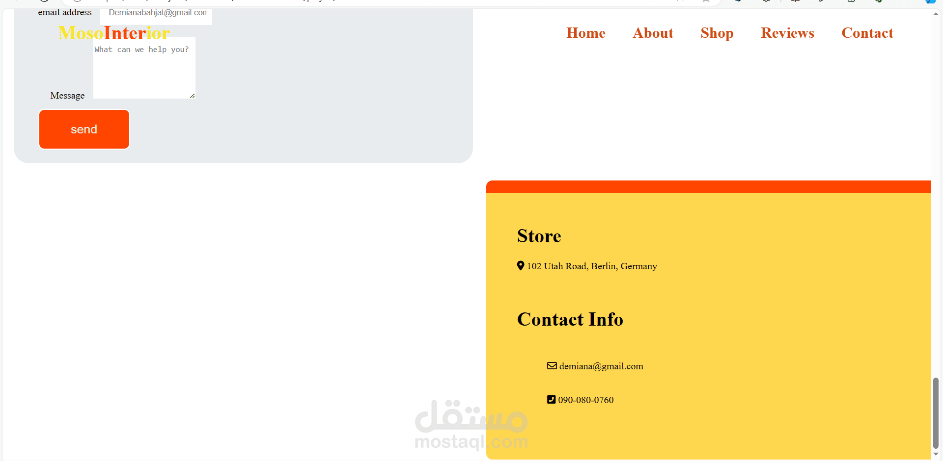 project html ,css
