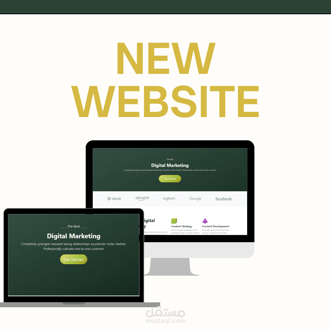 landing page