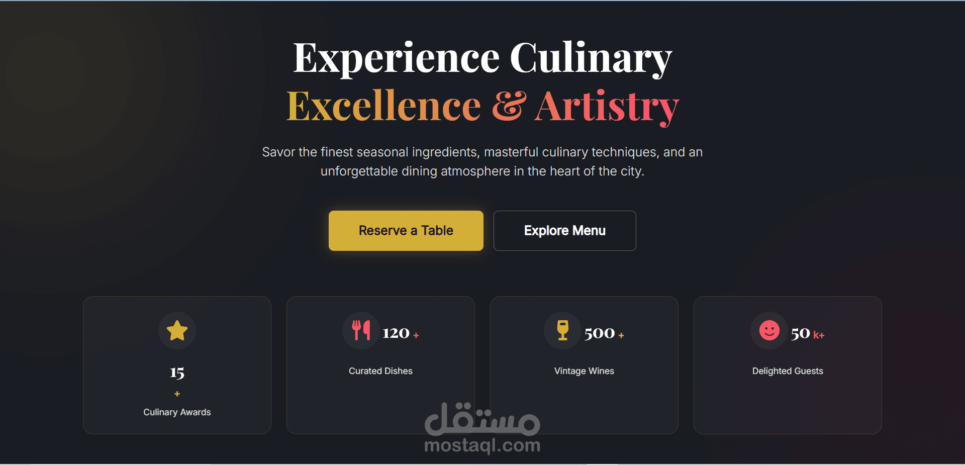 lumina restaurant website