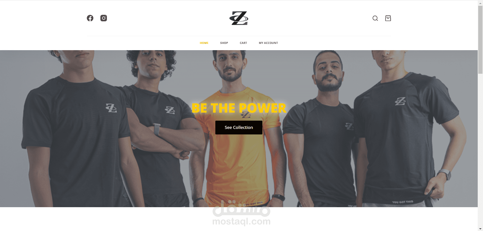 E-COMMARCE WEBSITE - انشاء موقع الكتروني