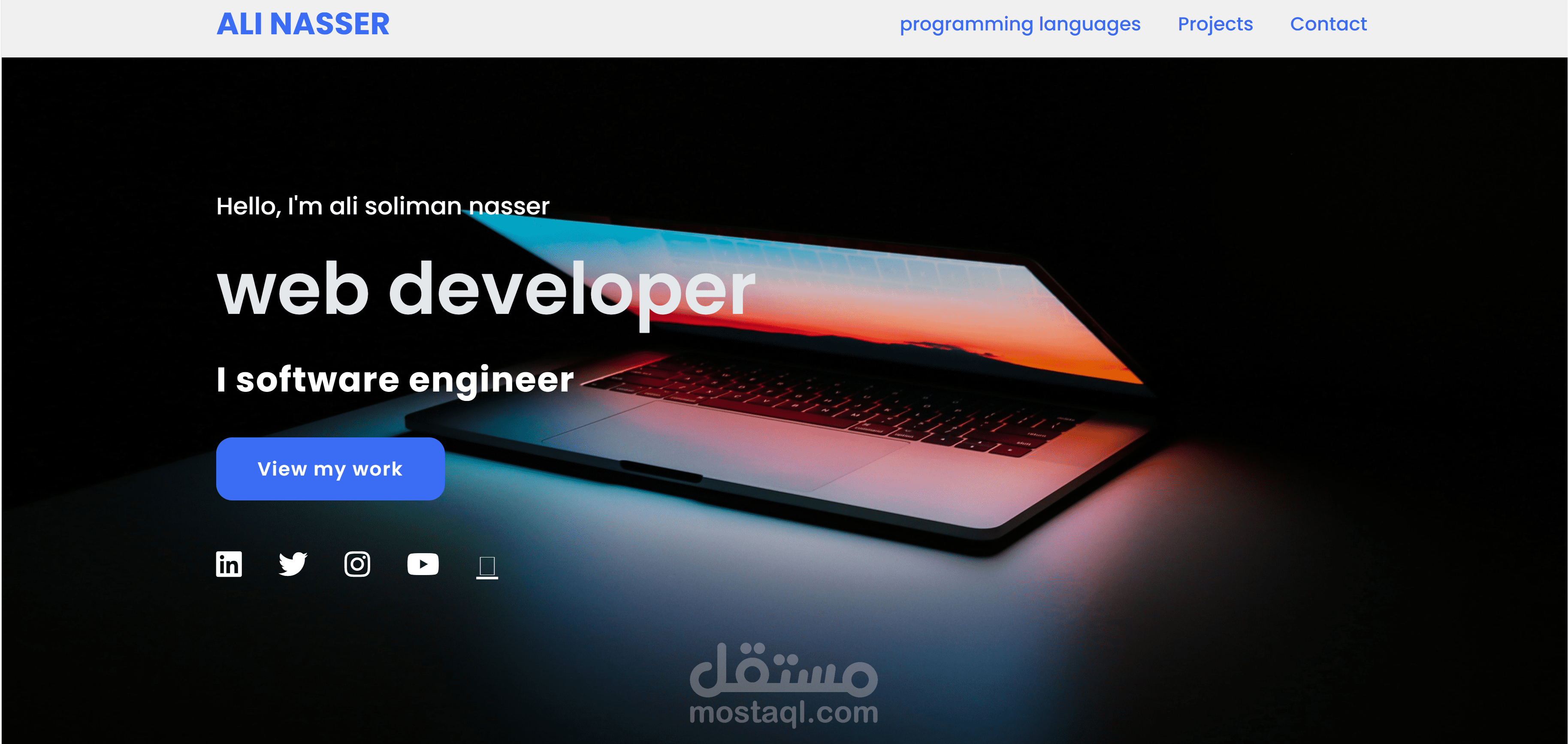 personal website