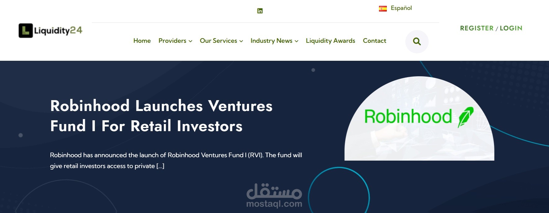 موقع  ويب liquidity24.com