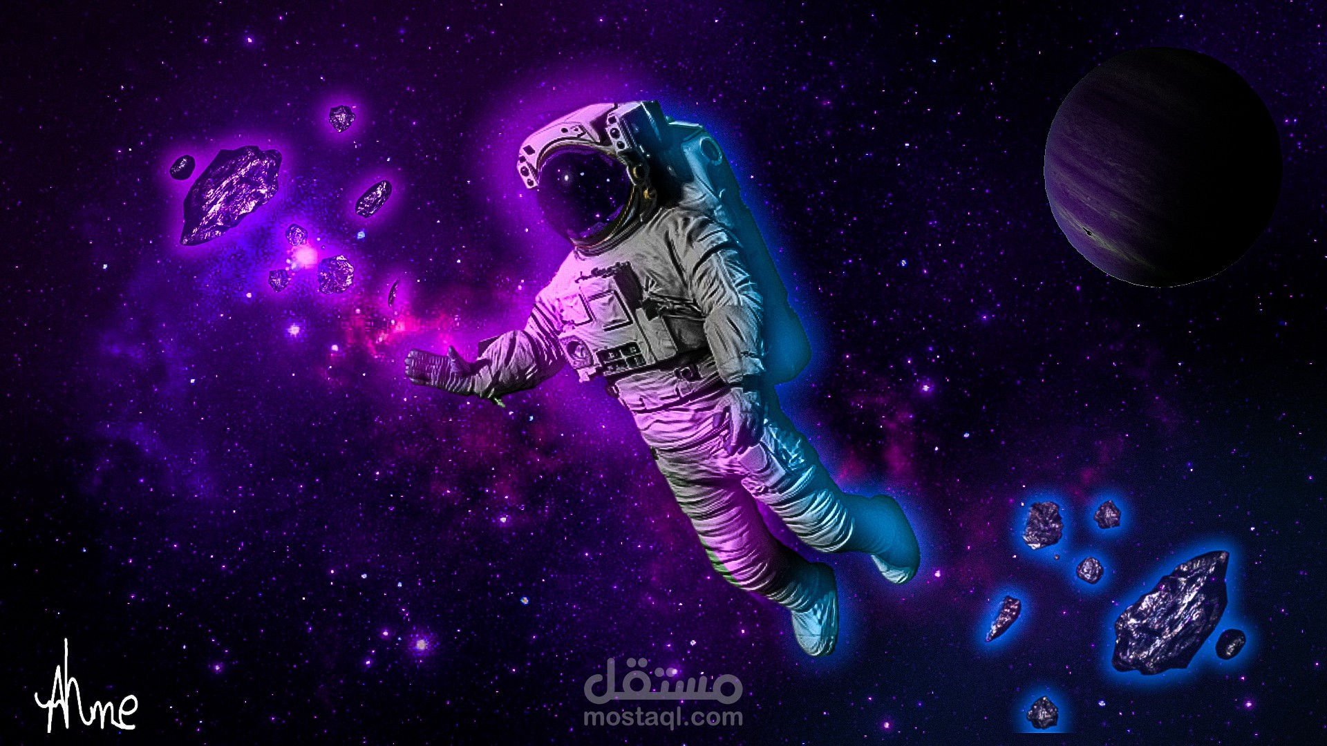 تصميم إلكتروني للفضاء
