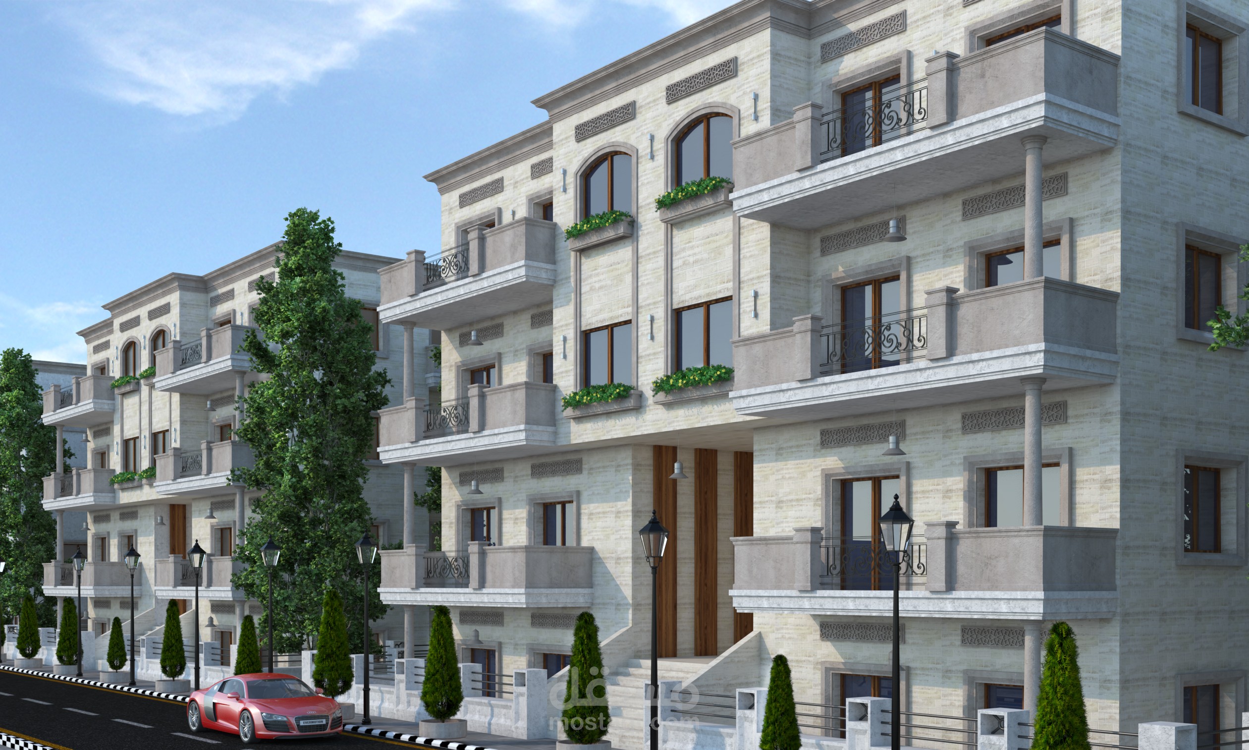 تصميم بناء سكني