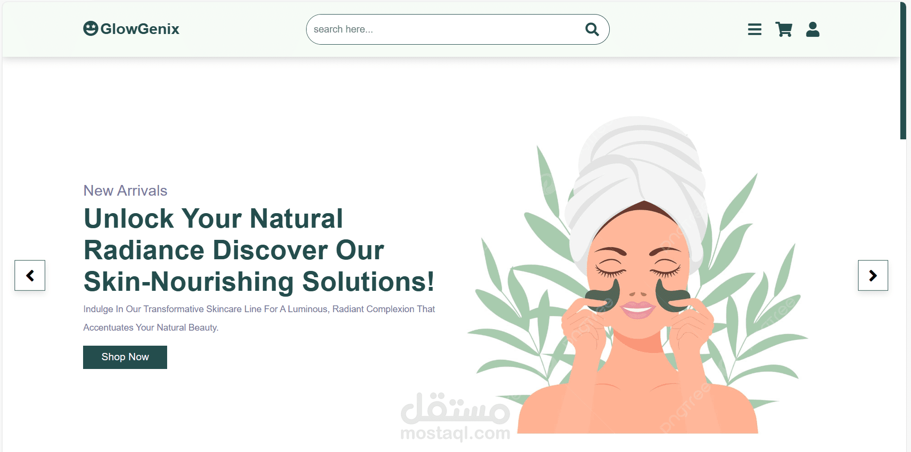 E-commerce "Skin Care"