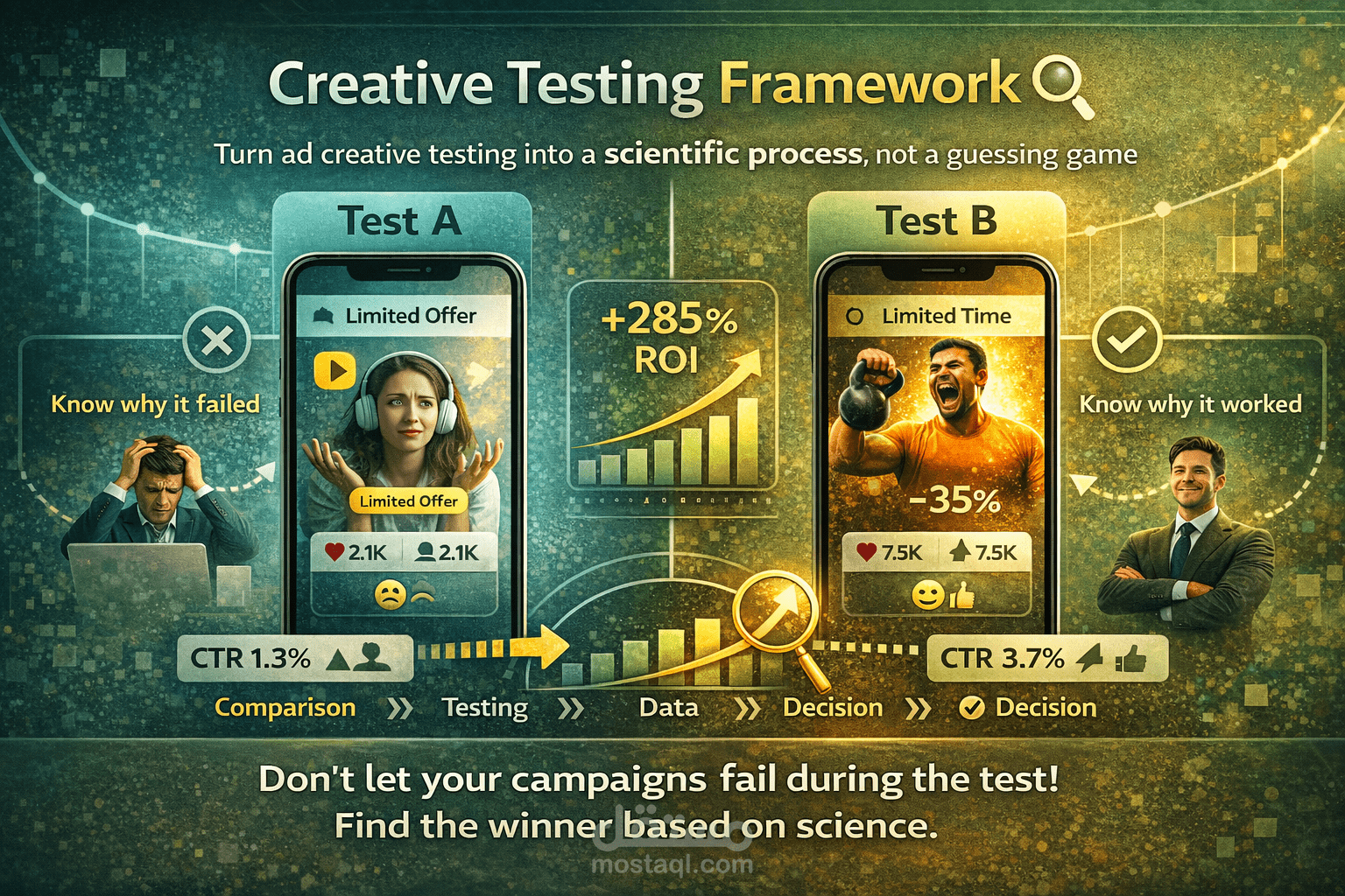 Creative Testing Framework | نظام احترافي لاختبار الكرييتف الإعلاني