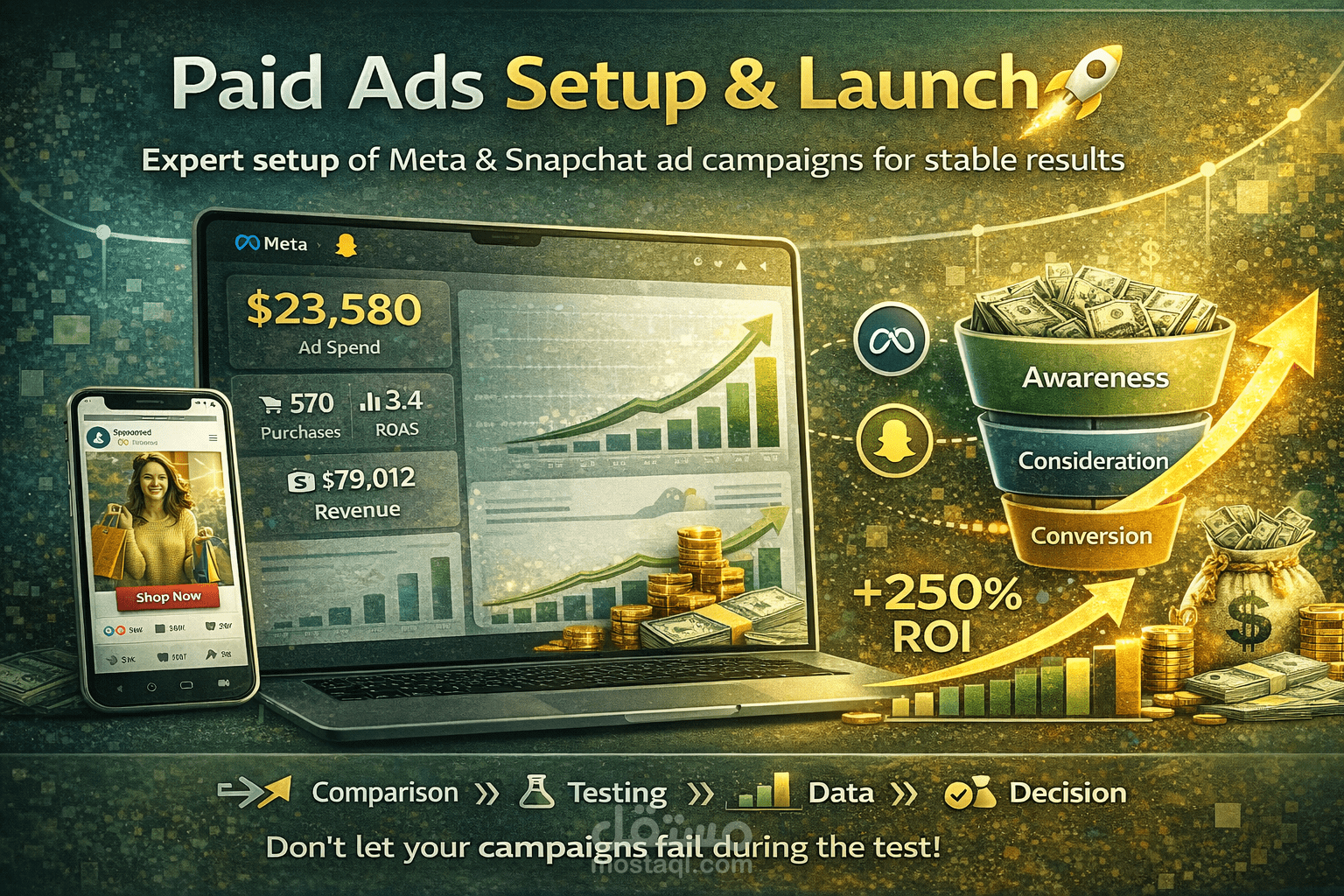 Paid Ads Setup & Launch | إعداد وإطلاق حملات إعلانية احترافية