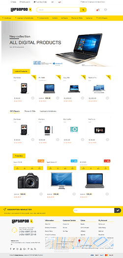 قالب لابتوبوو - اوبن كارت