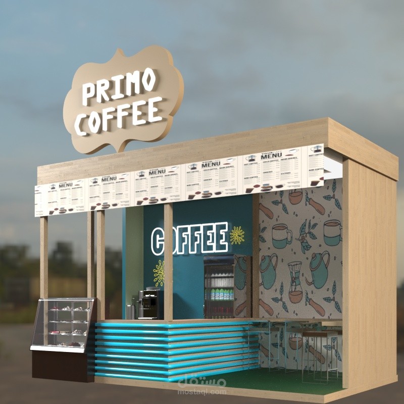 Primo coffee booth