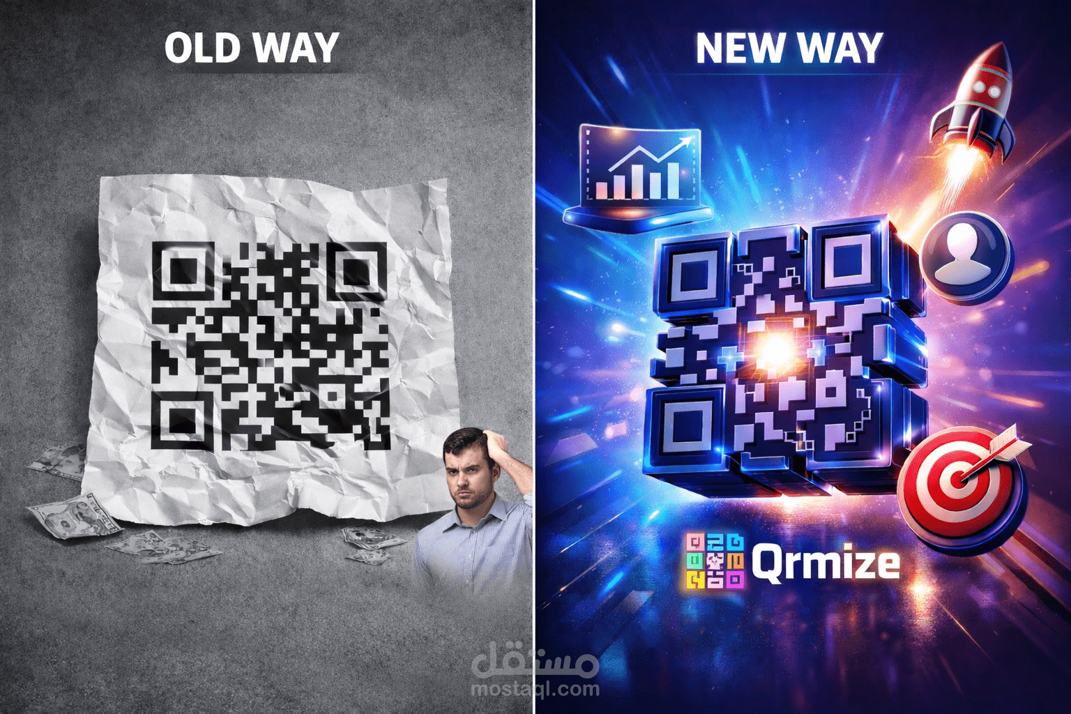 منصة انشاء QR Code