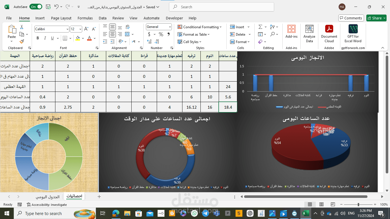 تحليل البيانات باستخدام الاكسل