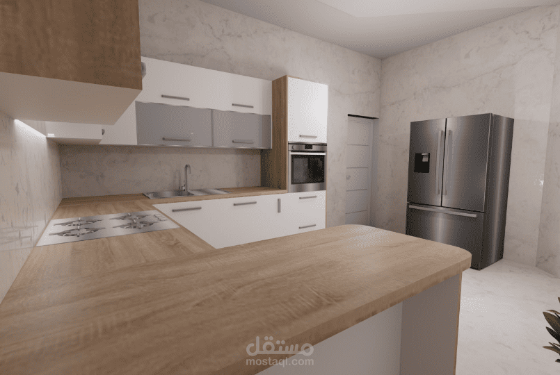 تصميم داخلي نيو مودرن (Neo-Modern) | استغلال ذكي للمساحات الصغيرة