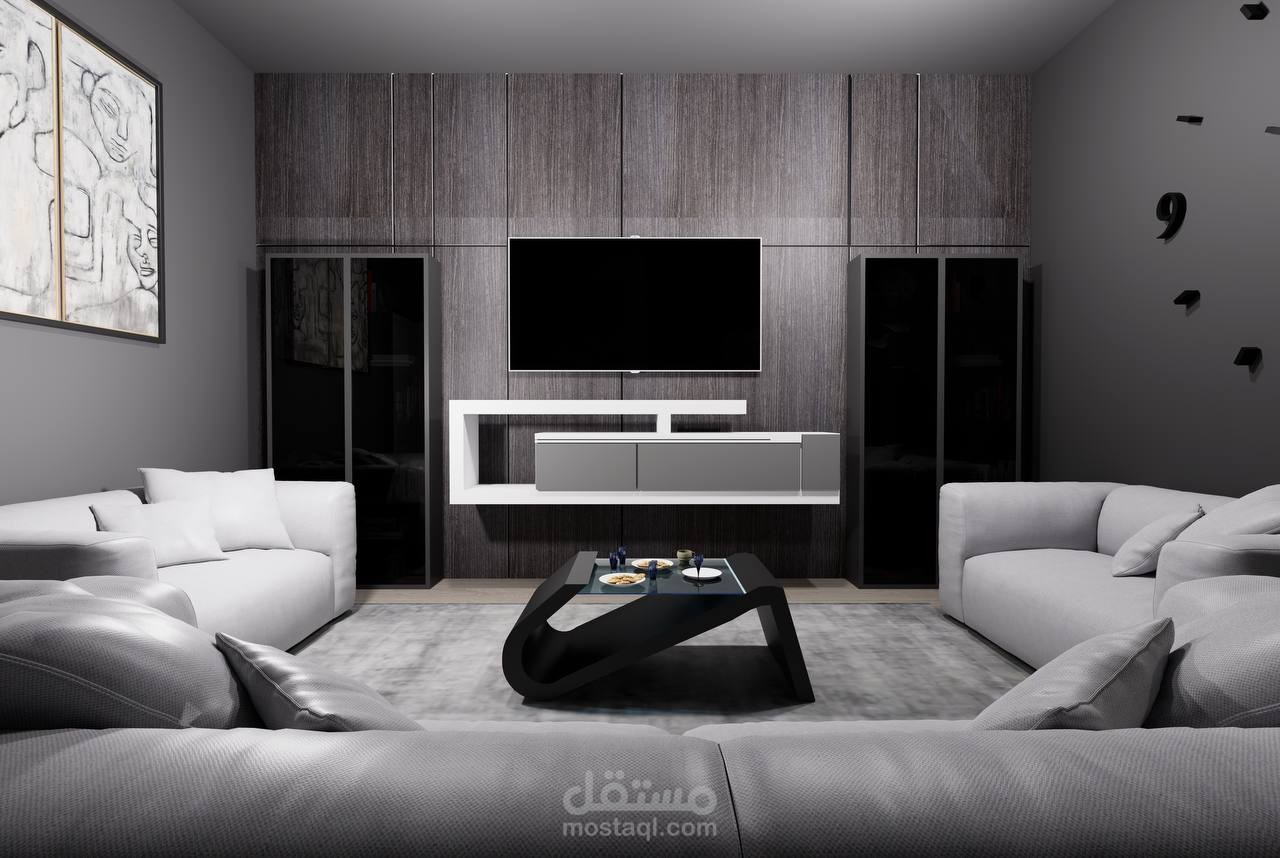 تصميم داخلي نيو مودرن (Neo-Modern) | استغلال ذكي للمساحات الصغيرة