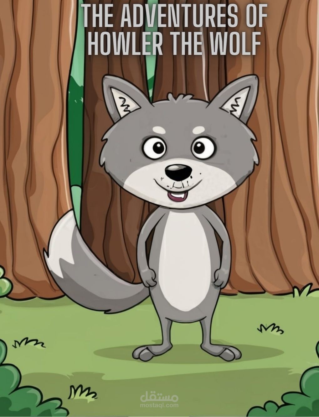 قصةللاطفال باللغة الانجليزية عنوانها  the adventurs of howler the wolf