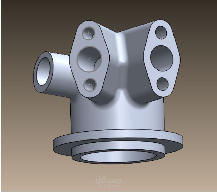 تصميم وصلة انابيب