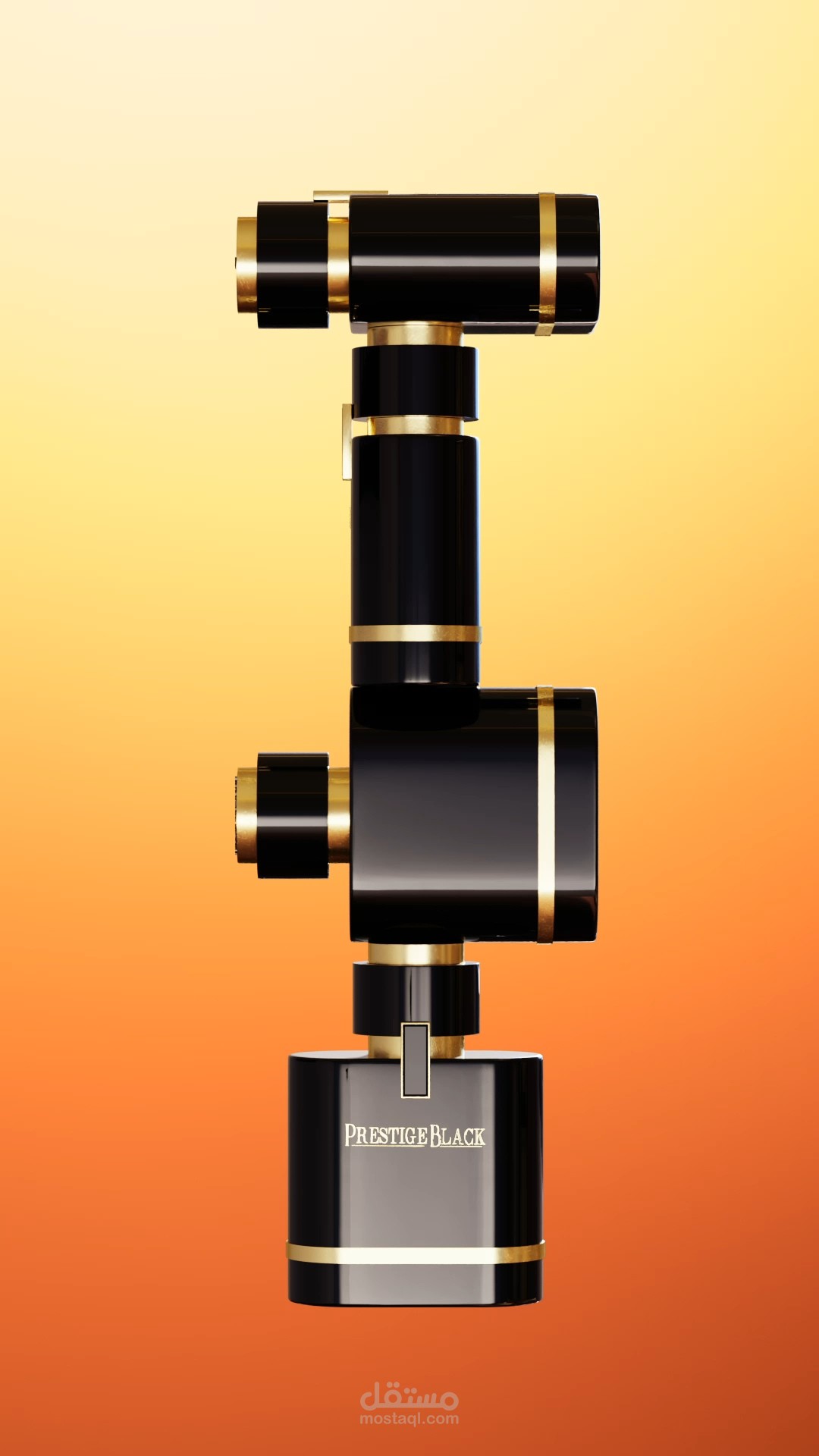 Perfume bottle modeling for Al Majed Oud