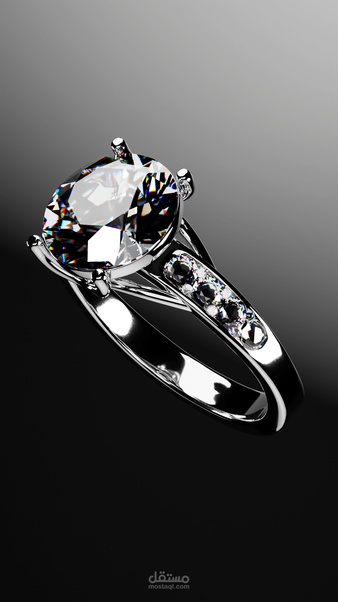 نمذجة خاتم باستخدام blender