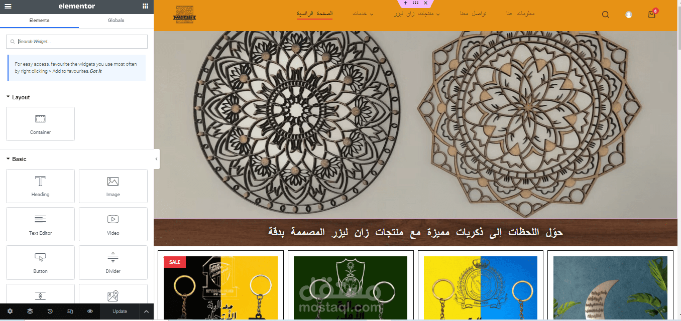 مصمم و مؤسس موقع  ZANLASER.COM