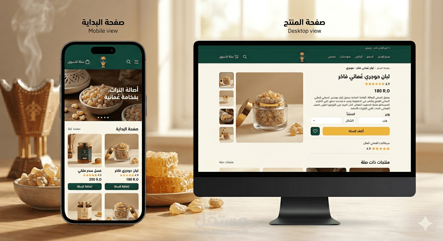 موقع متجر الكتروني