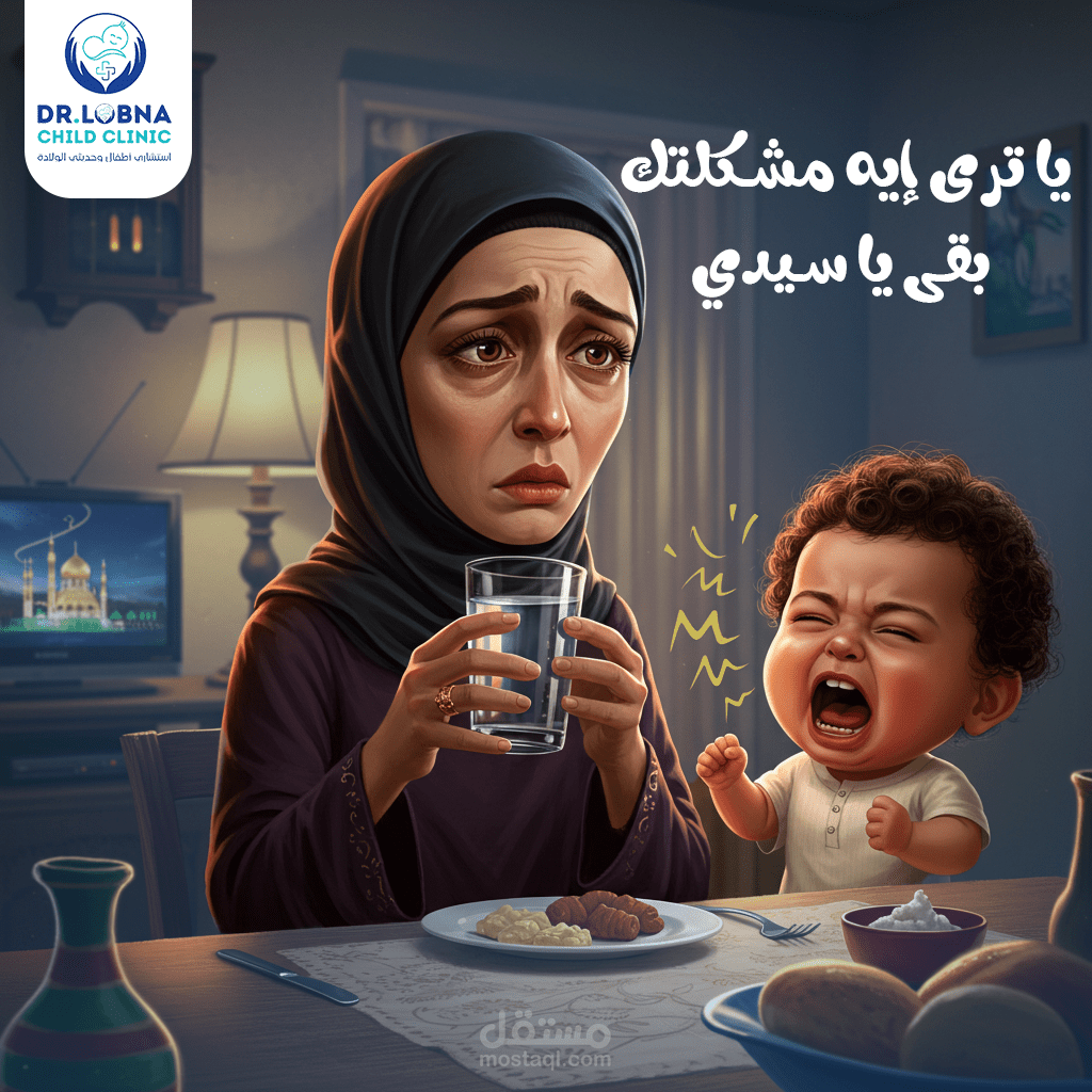ابنك وقت الفطار
