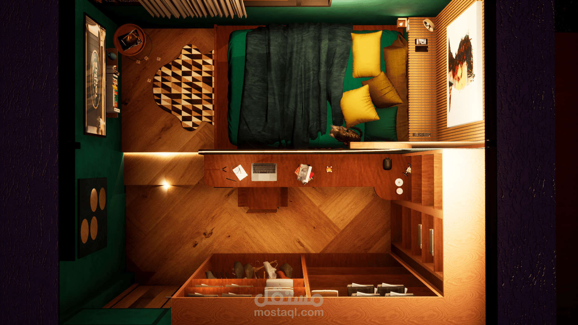 سأقوم بتصميم غرفة نوم الشباب الخاص بك تصميم غرفة نوم الشباب