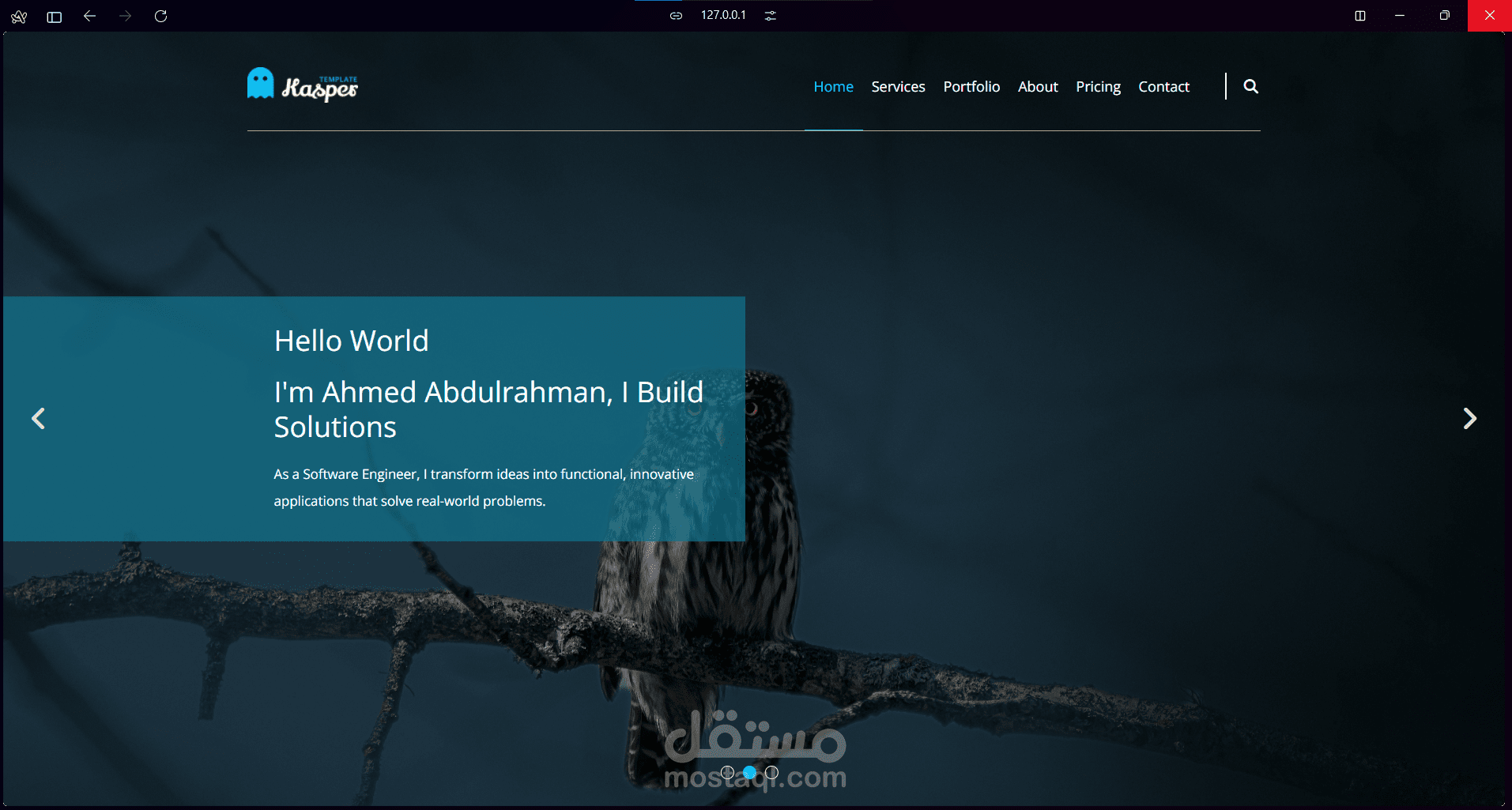 kasper Front-End Template