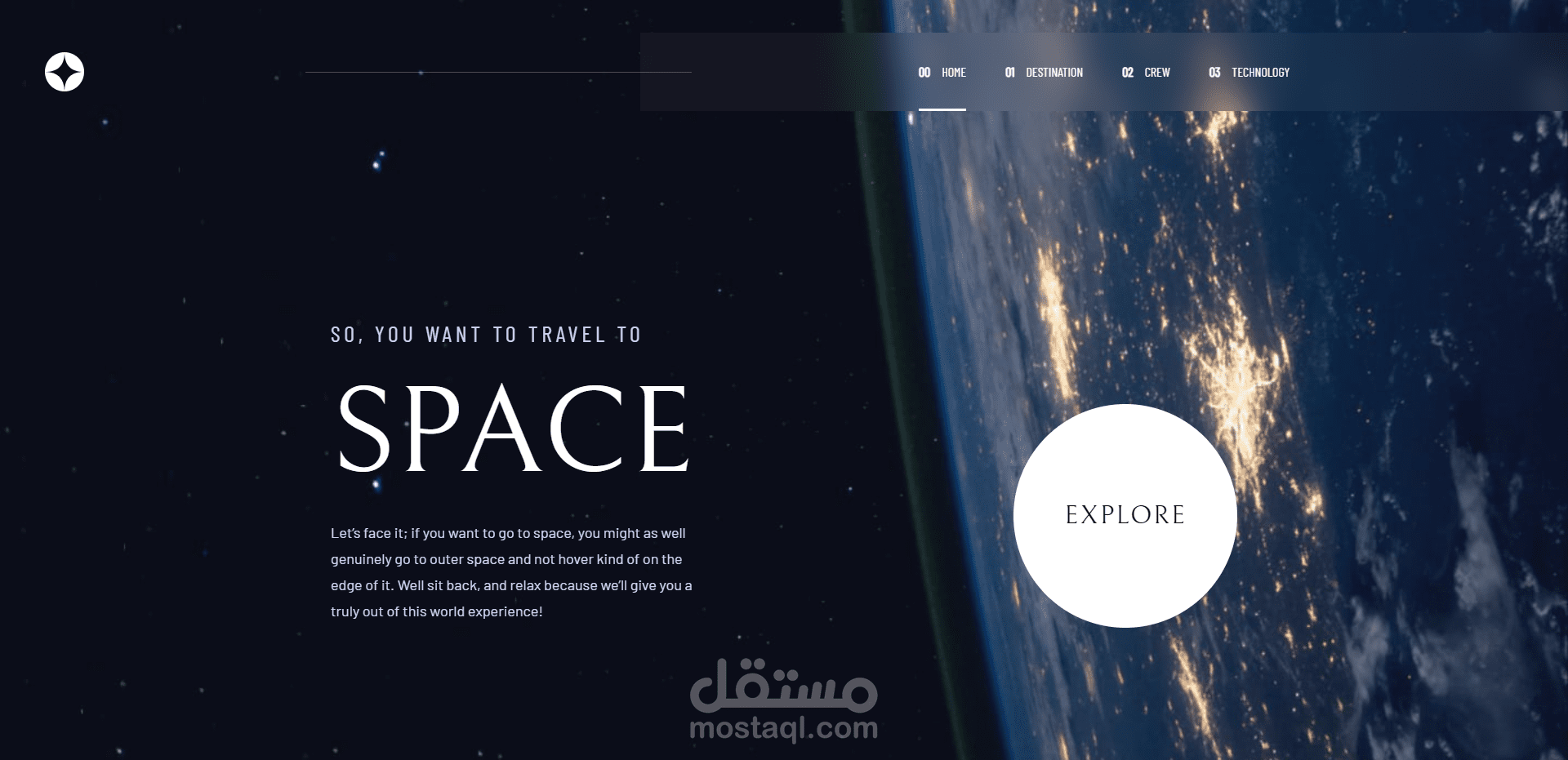 موقع تخيلى متعدد الصفحات