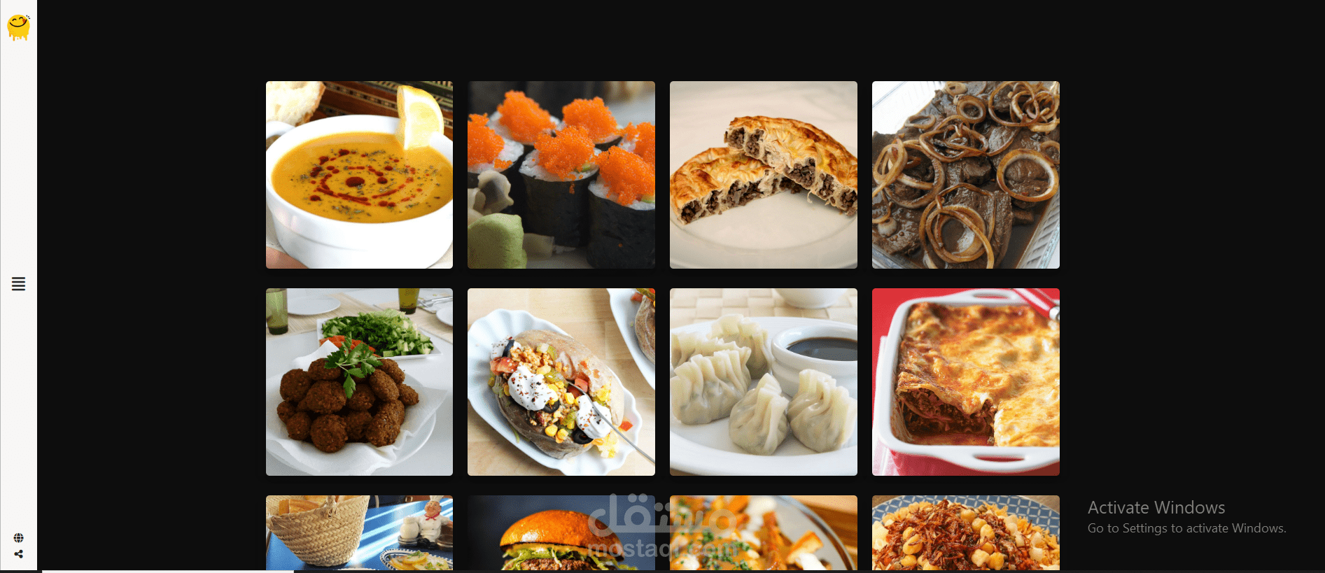Yummy Website