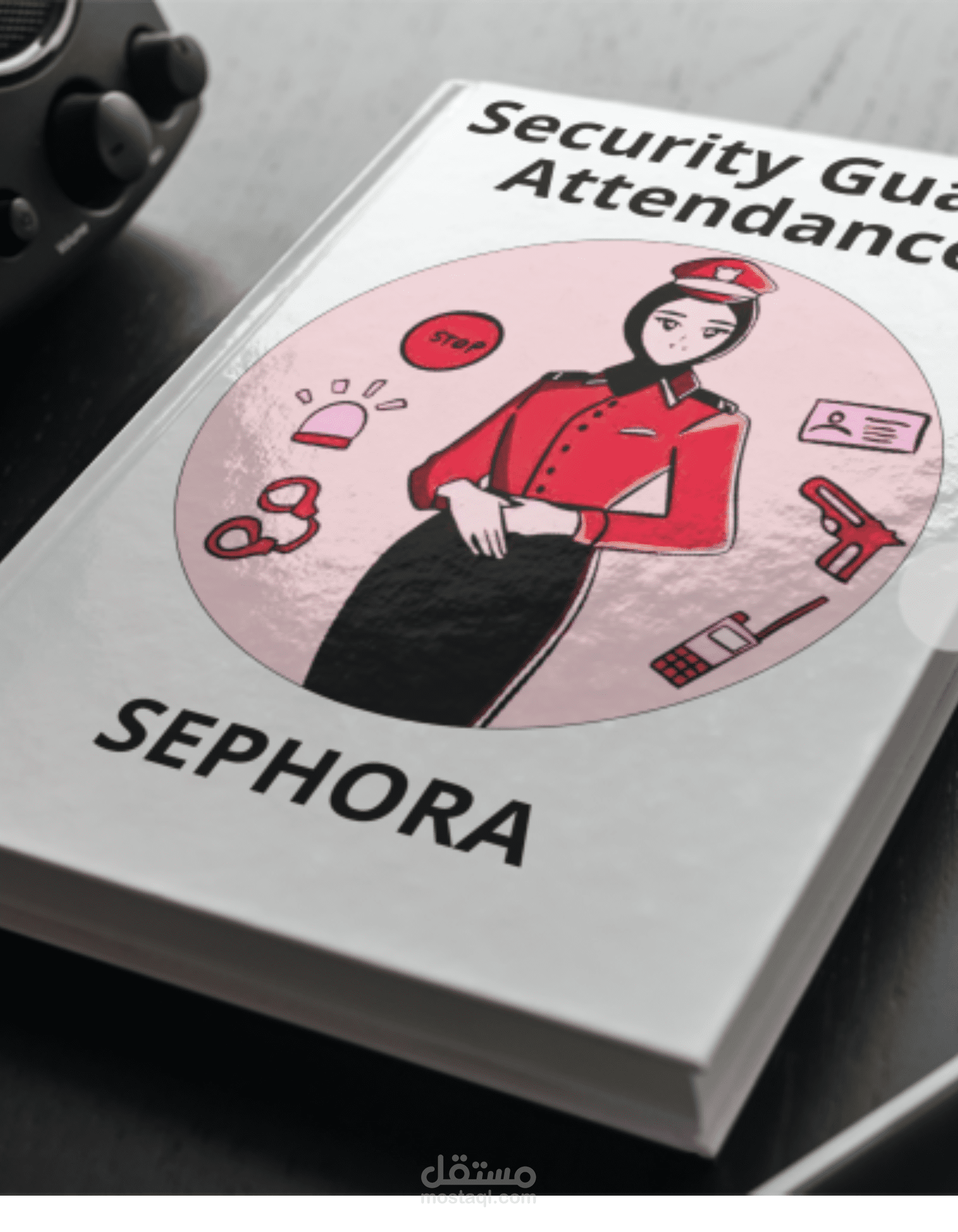تصميم غلاف كتاب لشركه (sephora) سيفورا العالميه