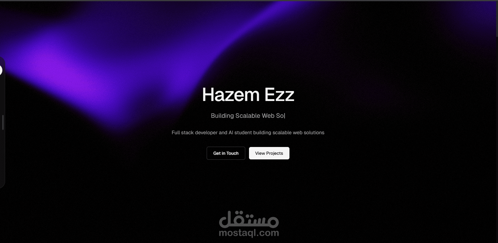 My Portfolio - سابقة اعمالي