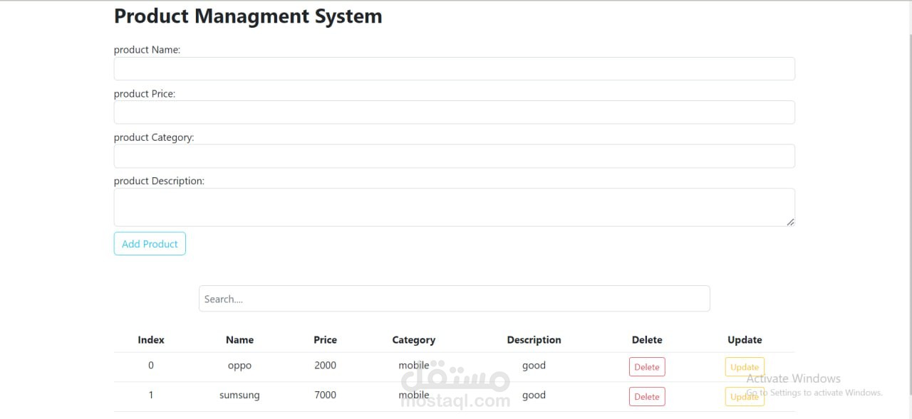CRUDs-Operations عمليات التعديل الاساسيه في كل موقع