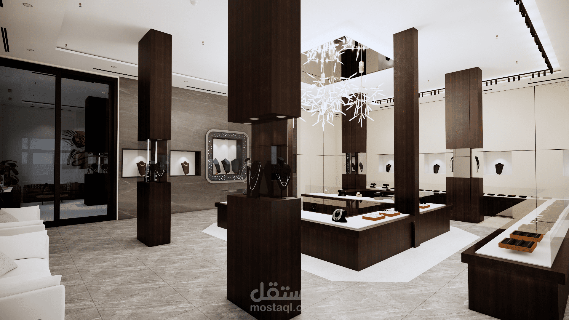 تصميم محل مجوهرات