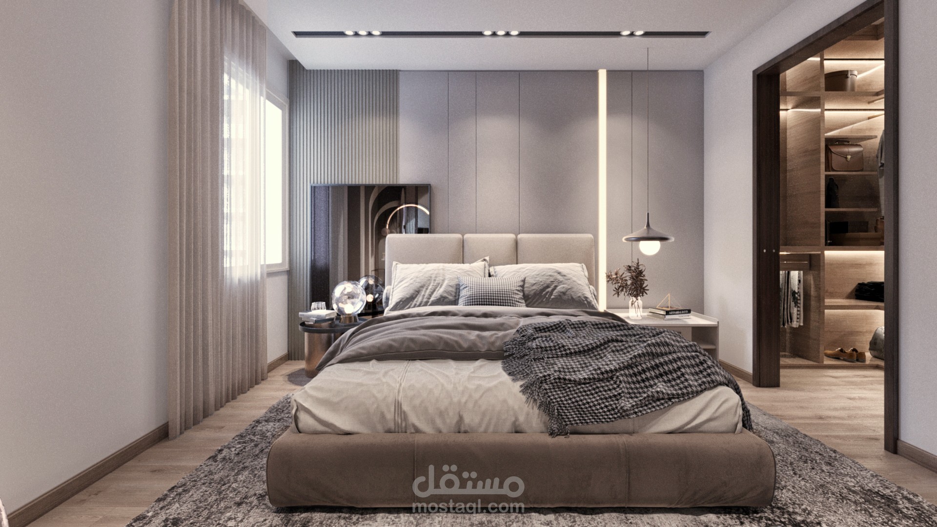 مجموعة لقطات داخلى لفراغات مختلفة