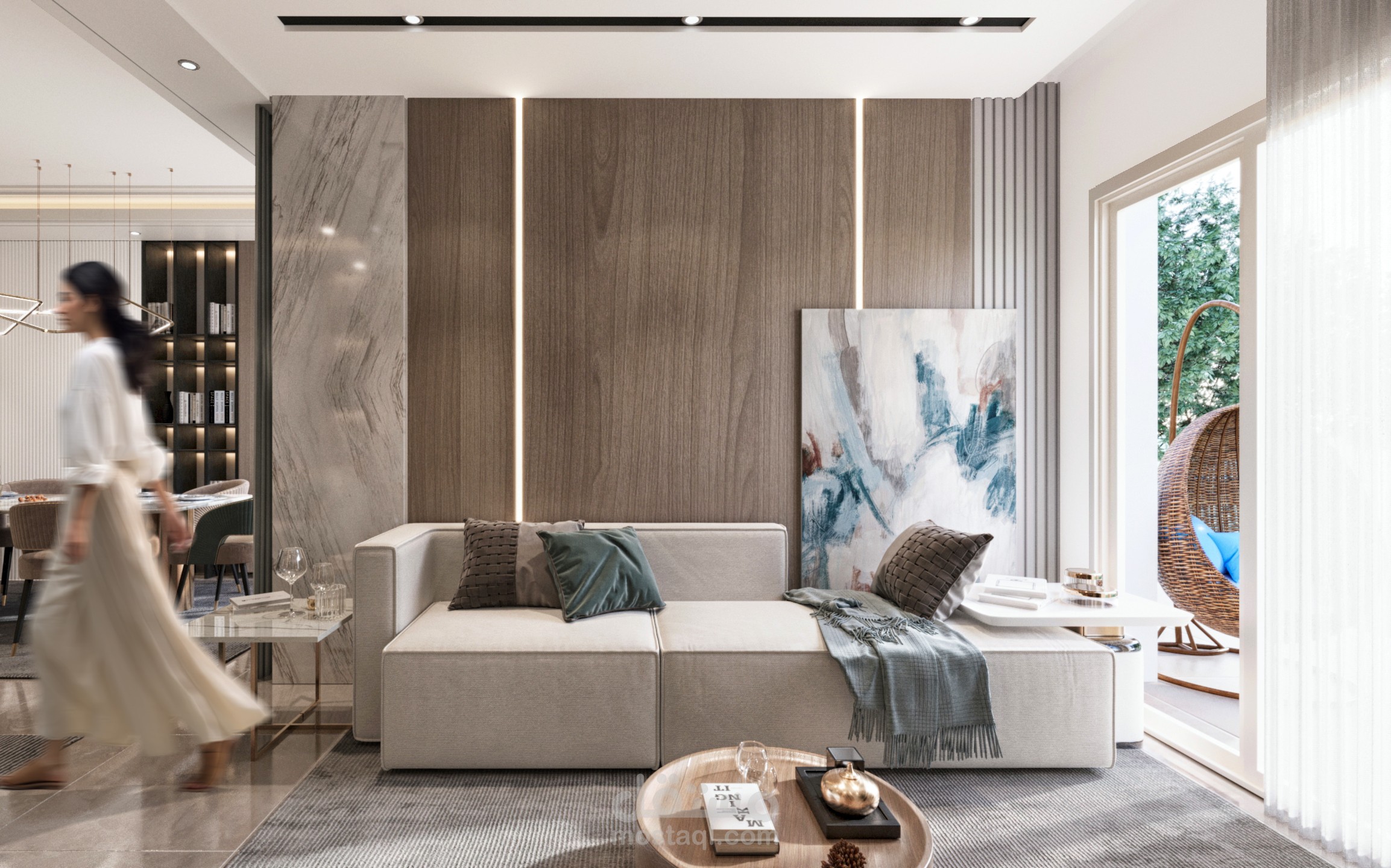 Modern Villa Reception