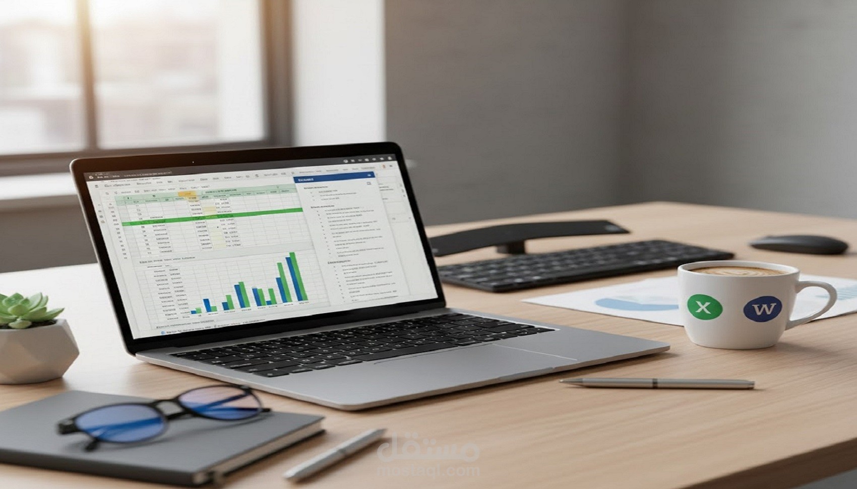 إدخال وتنظيم بيانات Word وExcel بدقة عالية
