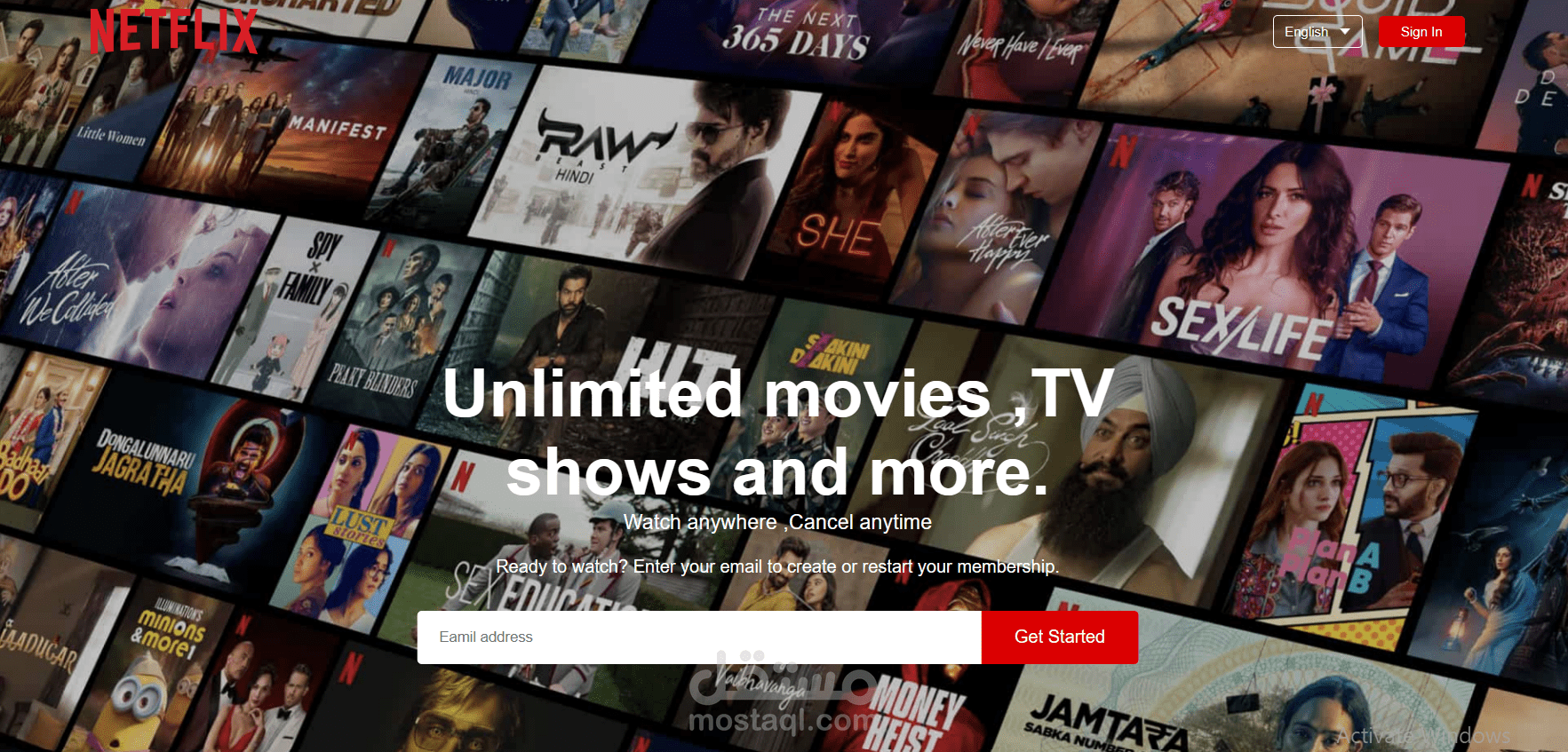 تصميم موقع إلكتروني جذاب ومميز