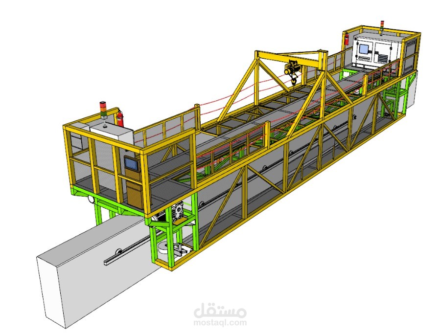 Monorail Service Electrical Vehicle 1