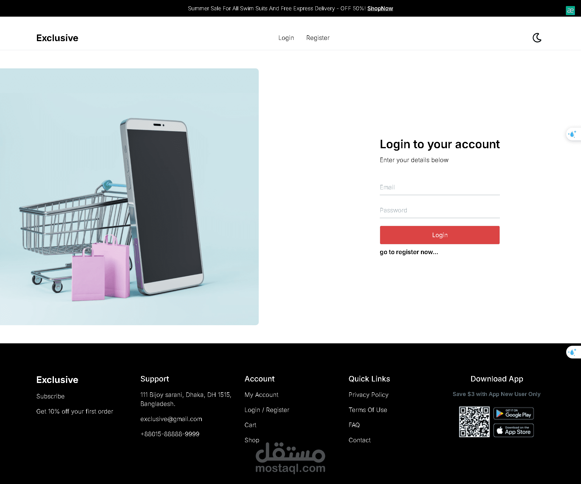 Exclusive (E-commerce-app)