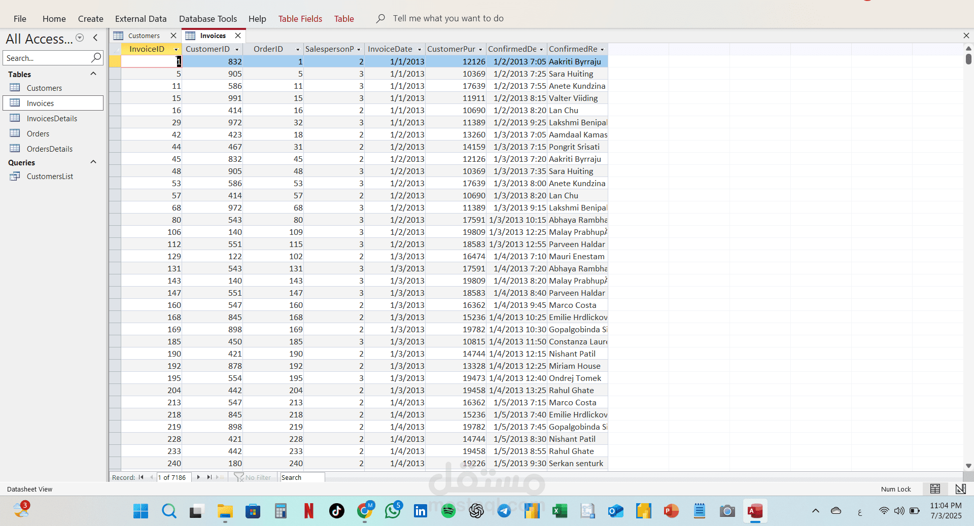 Microsoft Access Link