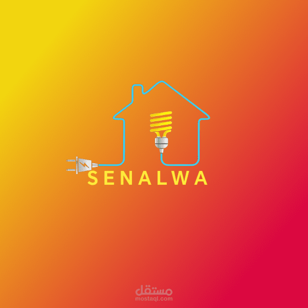 لوجو لشركة تمديدات كهربائيّة