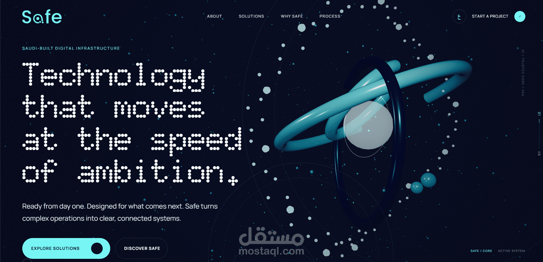 Technology company website