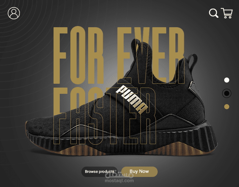 تصميمات سوشيال ميديا لبراند احذية