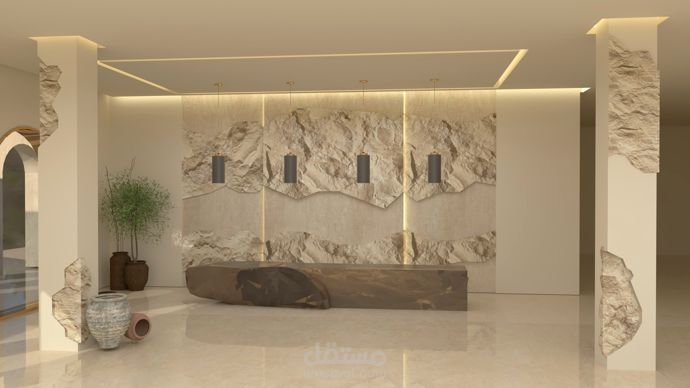 reception hall في فندق