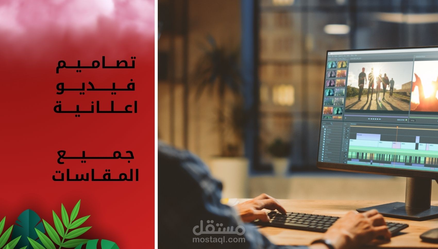 مونتاج فيديوهات اعلانية تسويقية