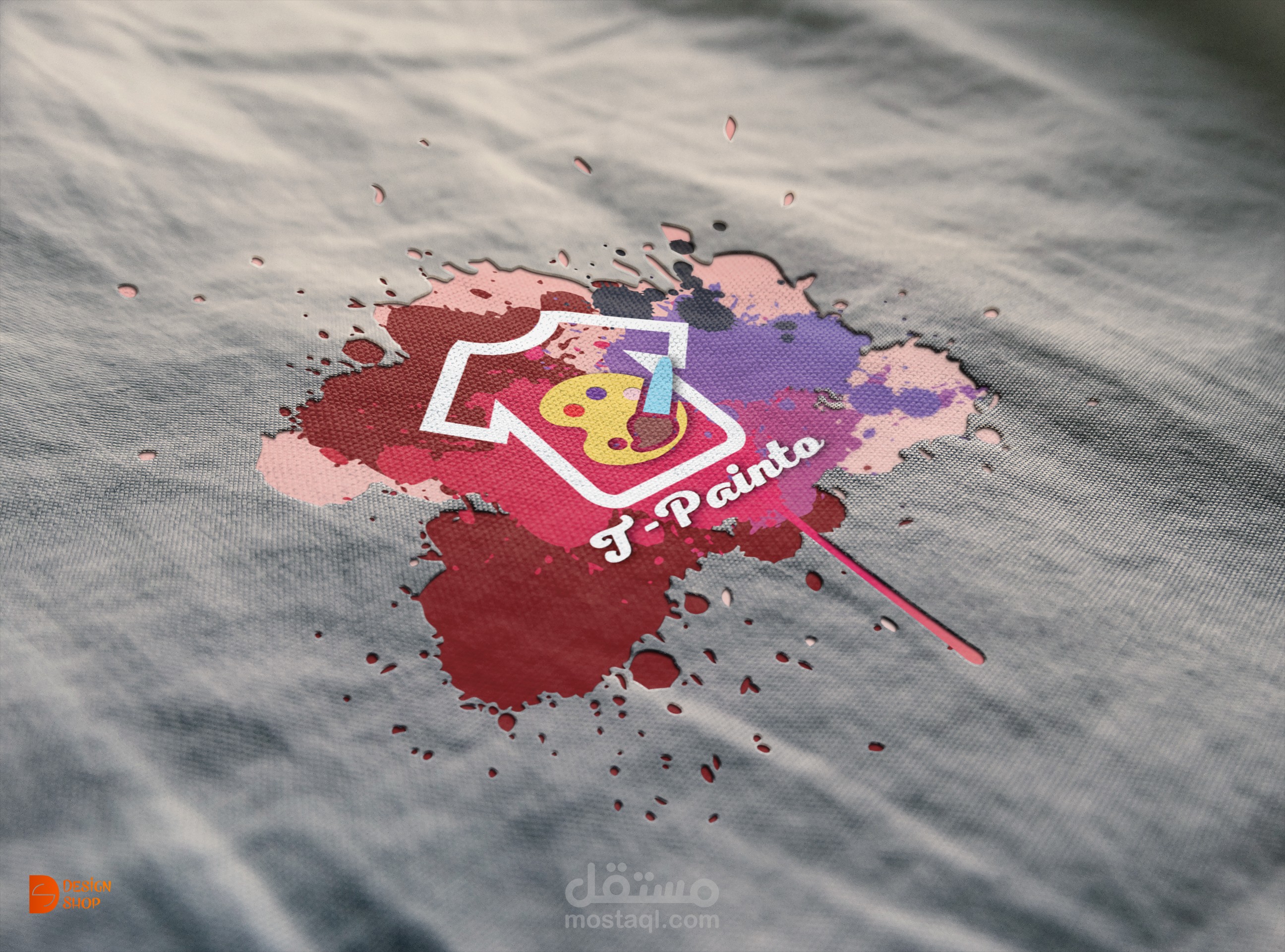 Logo Design for  t shirt painting  Company