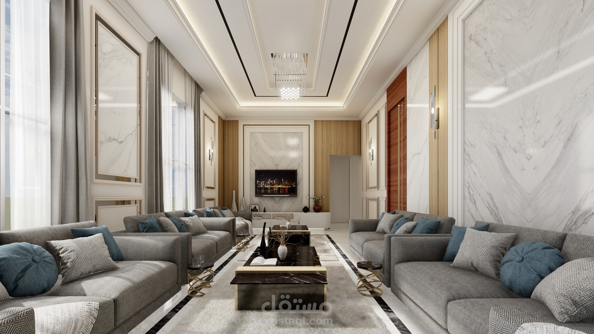 تصميم مجلس رجال