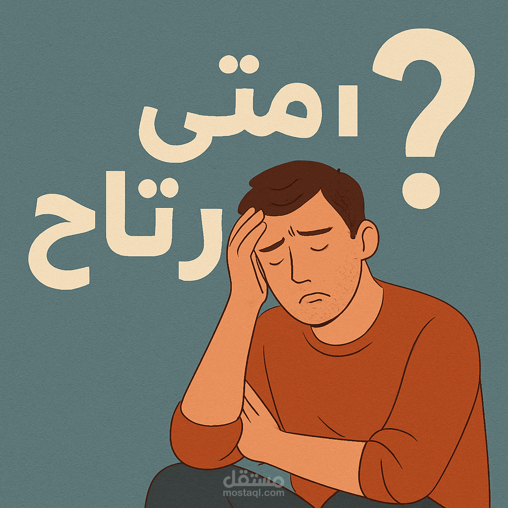 ريلز بعنوان إمتى هترتاح؟