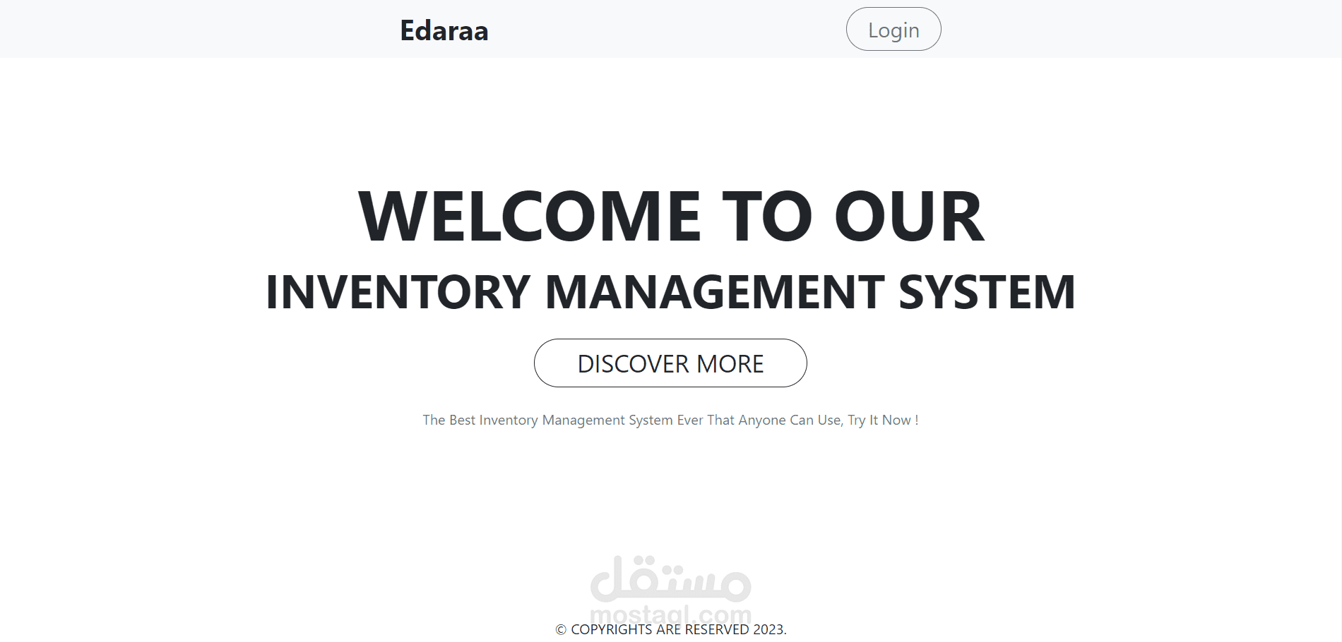 Inventory Management System (Edaraa)