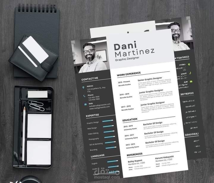 كتابة وتصميم سيرة الذاتية CV بشكل احترافي (EN)